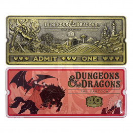 Dungeons & Dragons: The Cartoon replika 40th Anniversary Rollercoaster Ticket Limited Edition